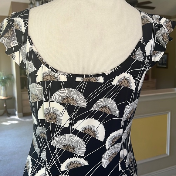 BCBGMAXAZRIA Dress Size Medium M Black Cream NWOT - Picture 6 of 11